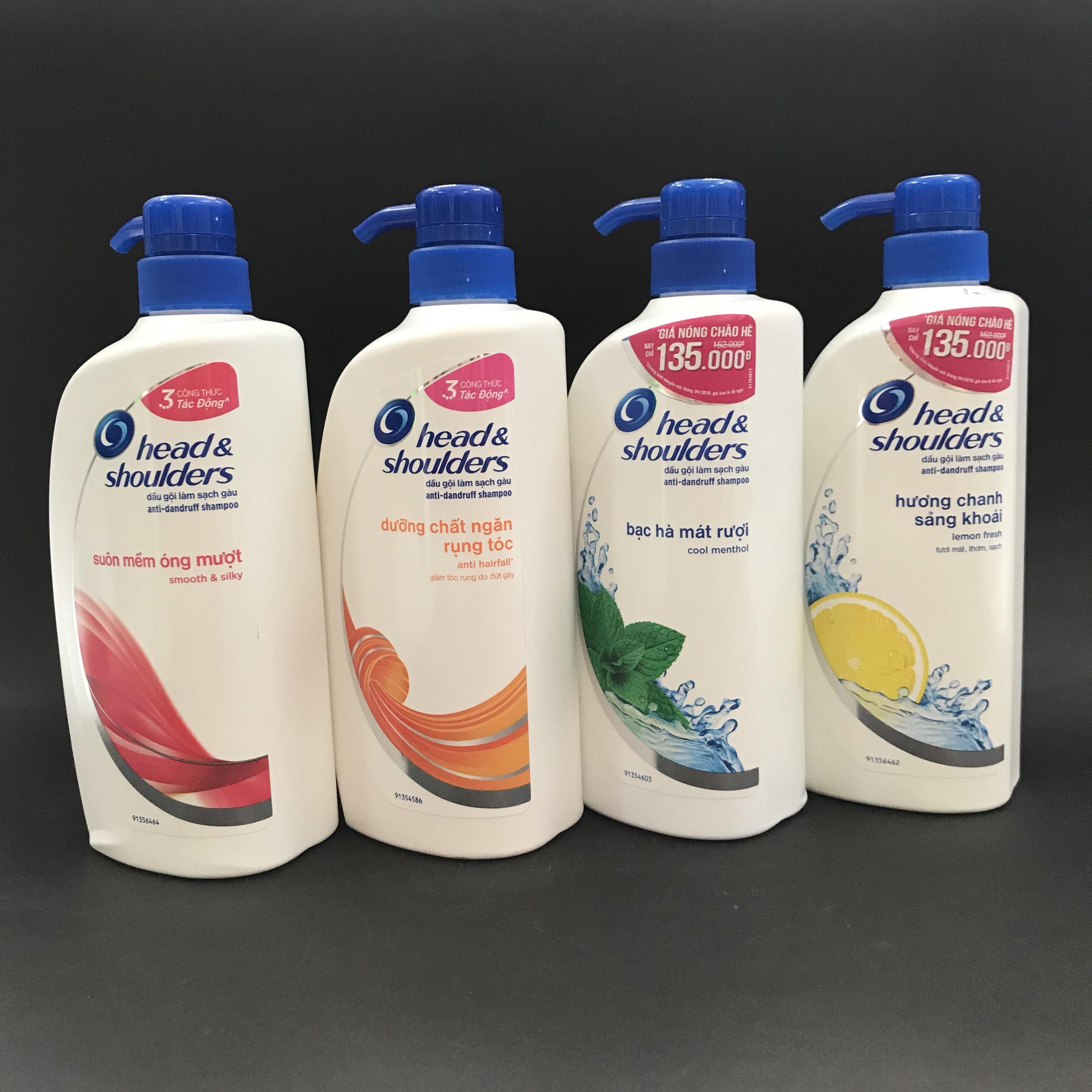 Dầu gội Head & Shoulder 625ml ( Chanh , Suôn Mượt , Chống rụng , Da Đầu Ngứa )