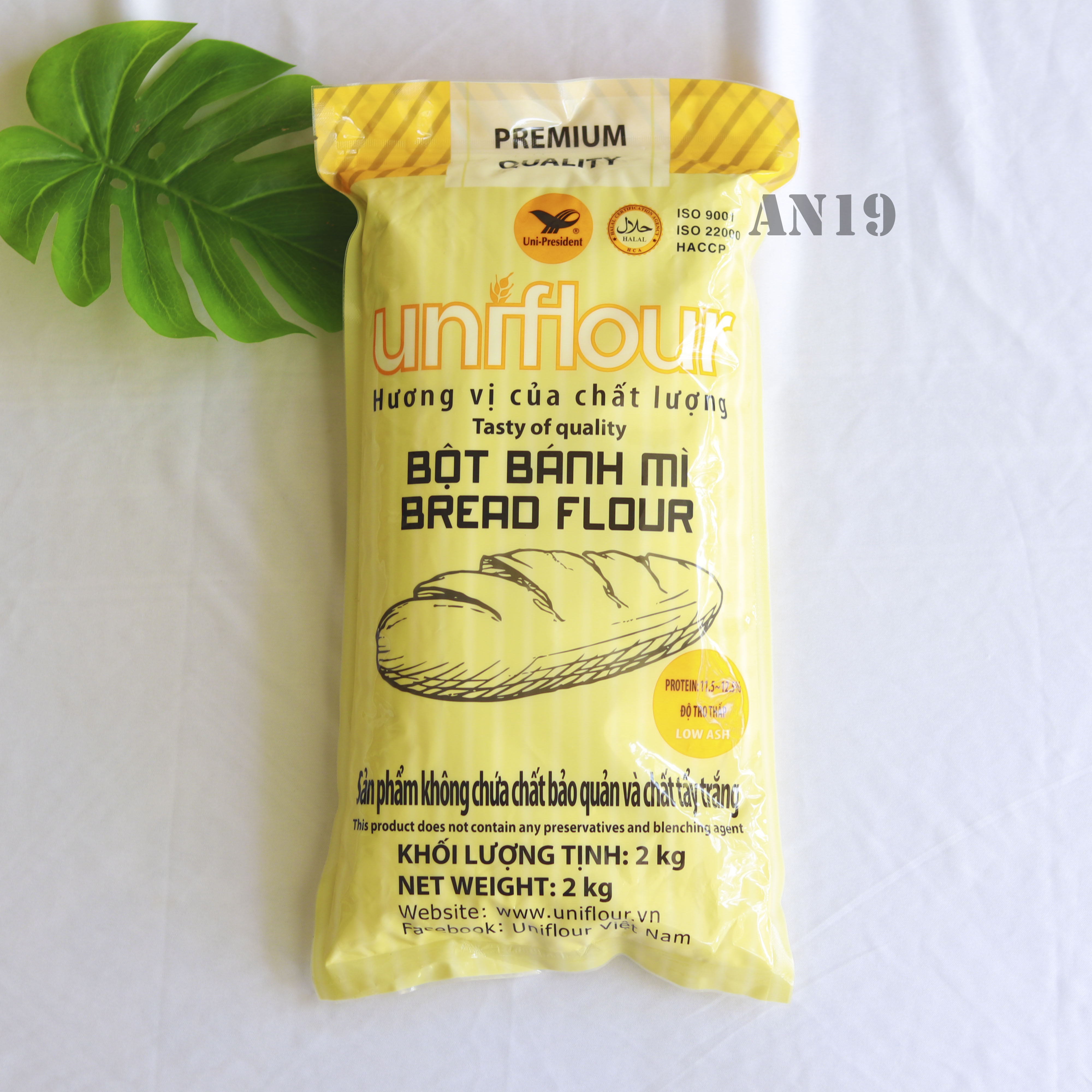 Bột Bánh Mì Bread Flour Uniflour 2kg
