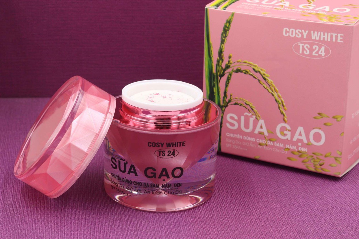 Kem nám sữa gạo COSY WHITE trắng da chống nắng chuyên dành cho da đen sạm lỗ chân lông to (30g)
