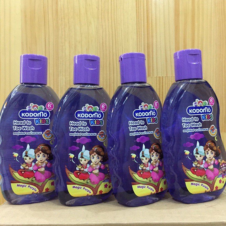 Dầu Tắm Gội Trẻ Em Kodomo 6+ Thái Lan - 200ml