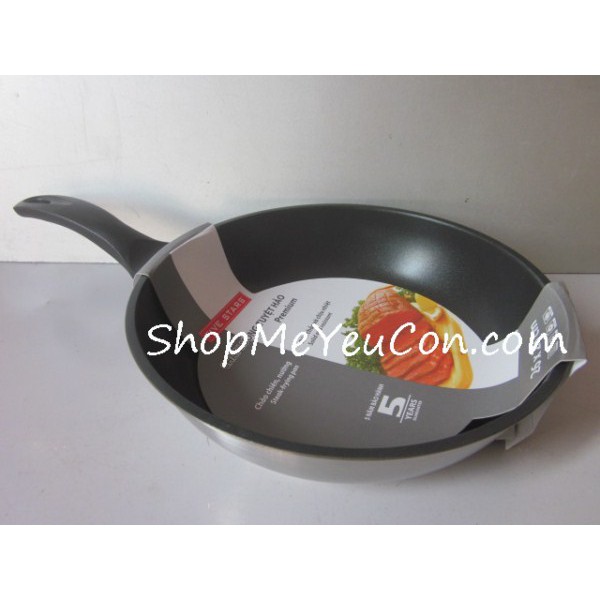 Chảo Chống Dính Five Star 3 Đáy Bếp Từ