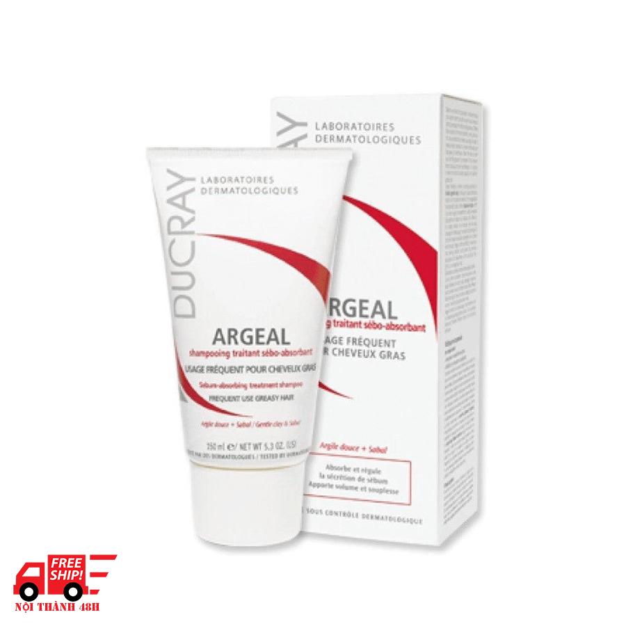 Shampoo cream reduce dandruff control oily Ducray argeal shampoo 200ml