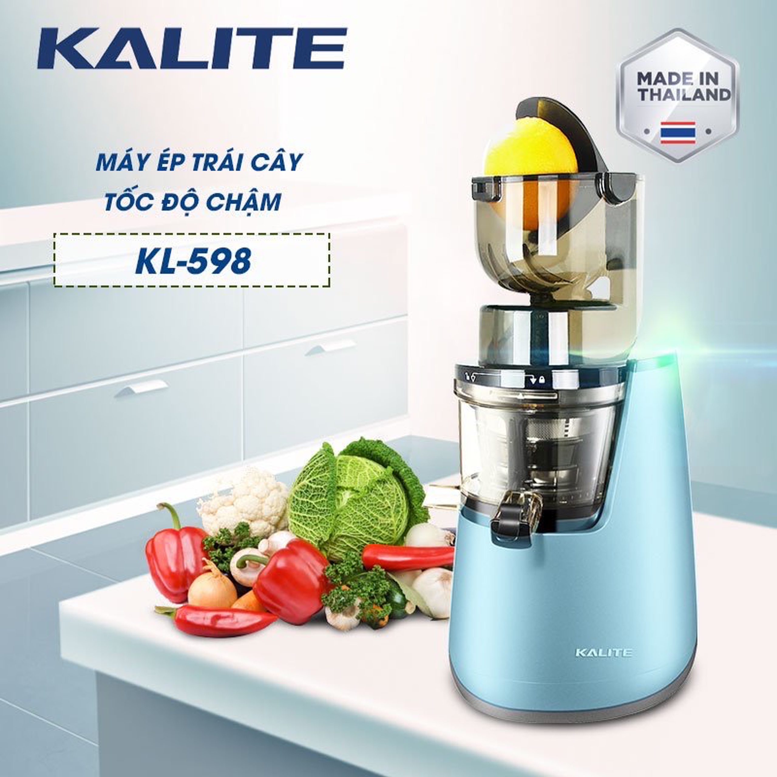 Máy ép chậm KALITE KL 598