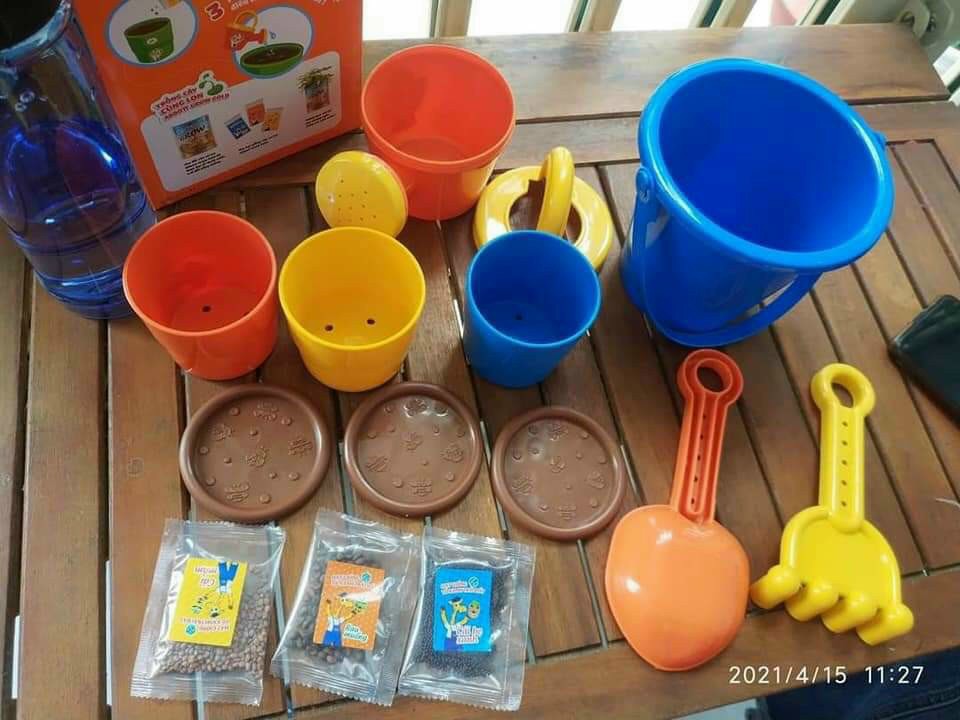[HCM]Bộ trồng cây vui nhộn - Quà tặng từ grow