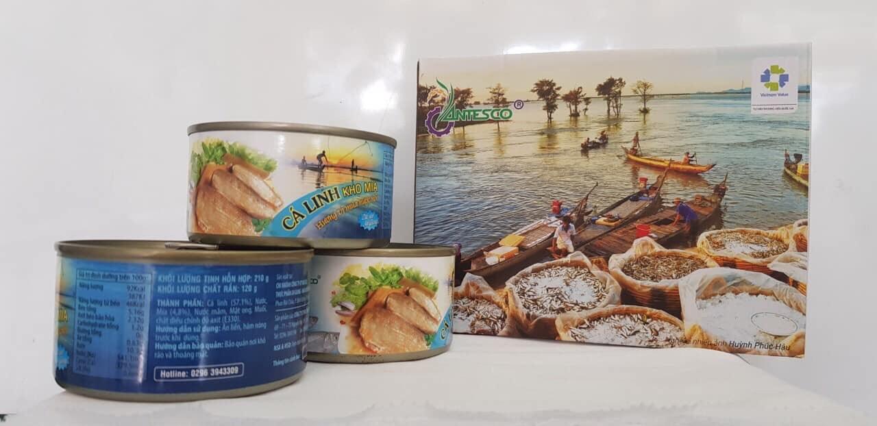 Cá linh kho mía (Lốc 6 hộp)