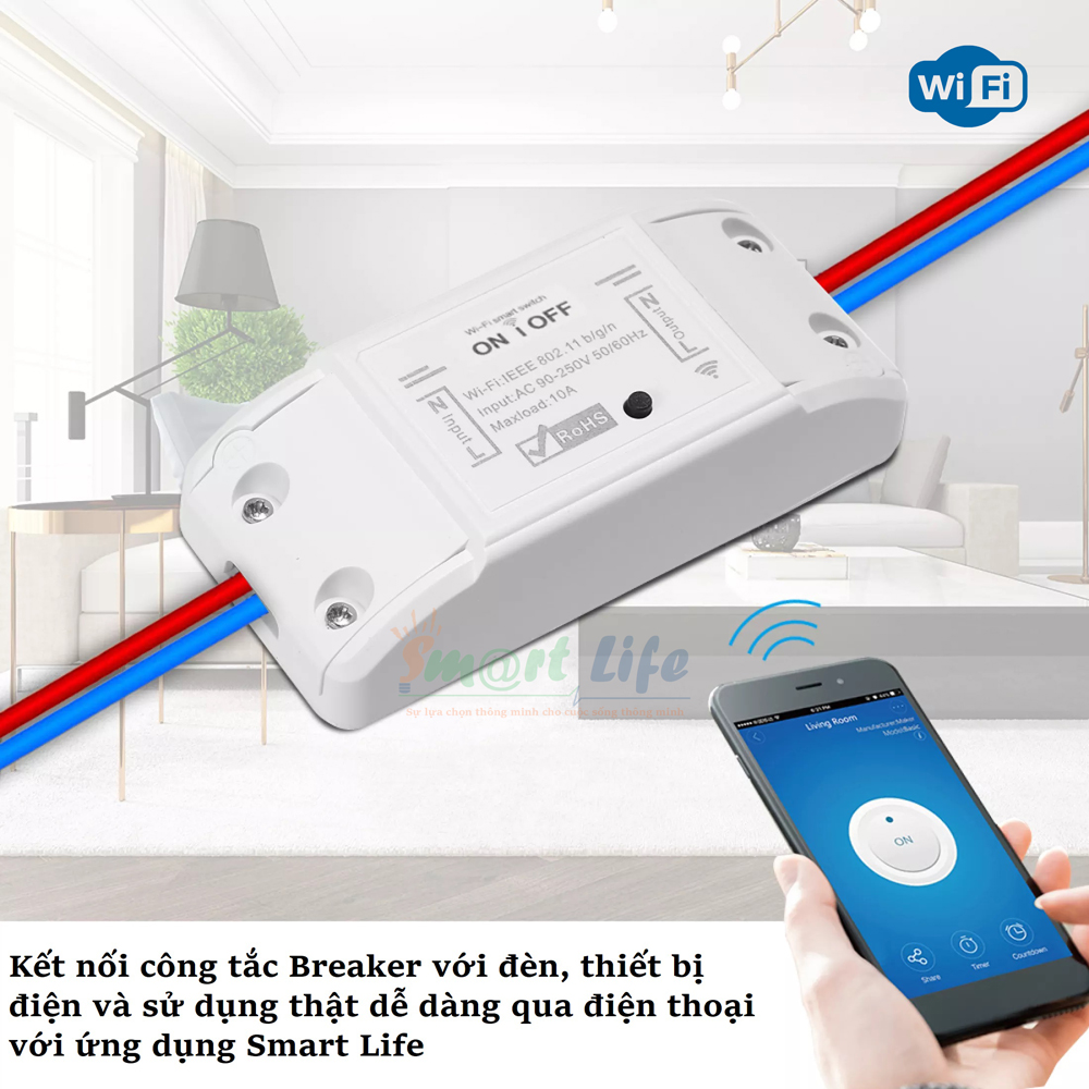 Công tắc Wifi thông minh Smart Breaker