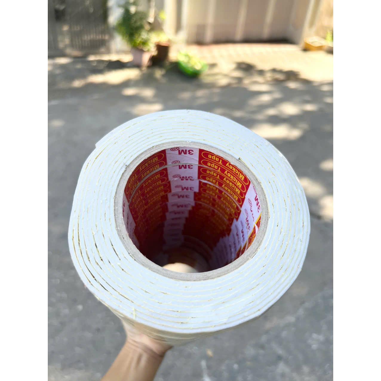 Băng dính xốp vàng rộng 18mm