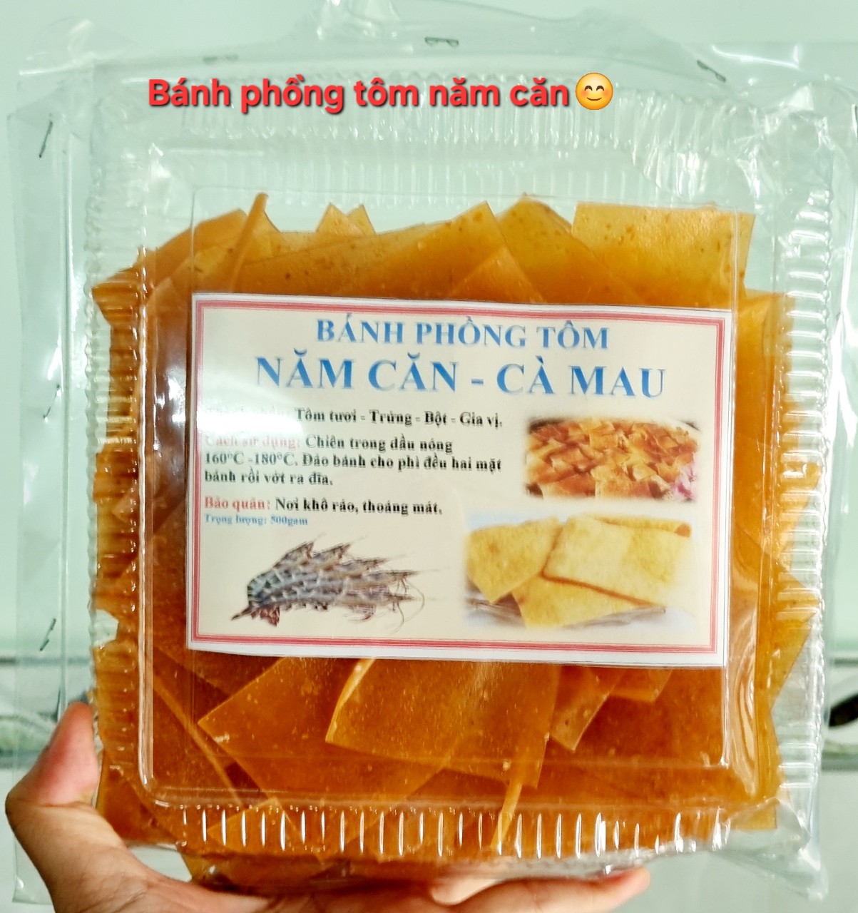 Bánh phồng tôm Năm Căn ( Đặc sản 5S)