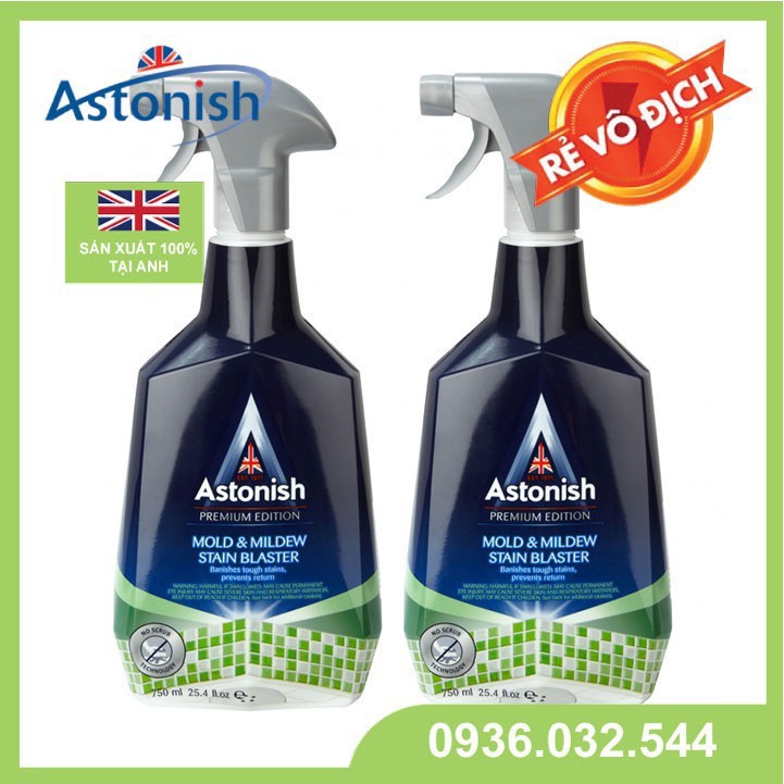[HCM]Bình xịt vệ sinh nhà tắm Astonish C1120 (750ml)