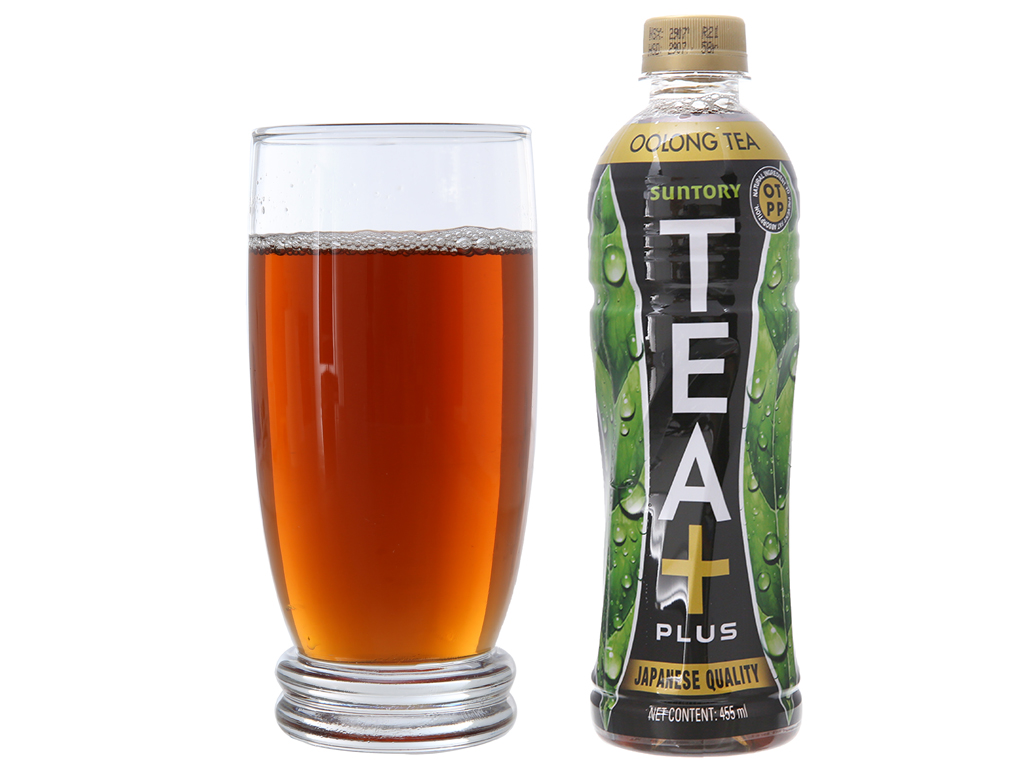 [HCM]LỐC 6 CHAI OLONG TEA PLUS 455ML