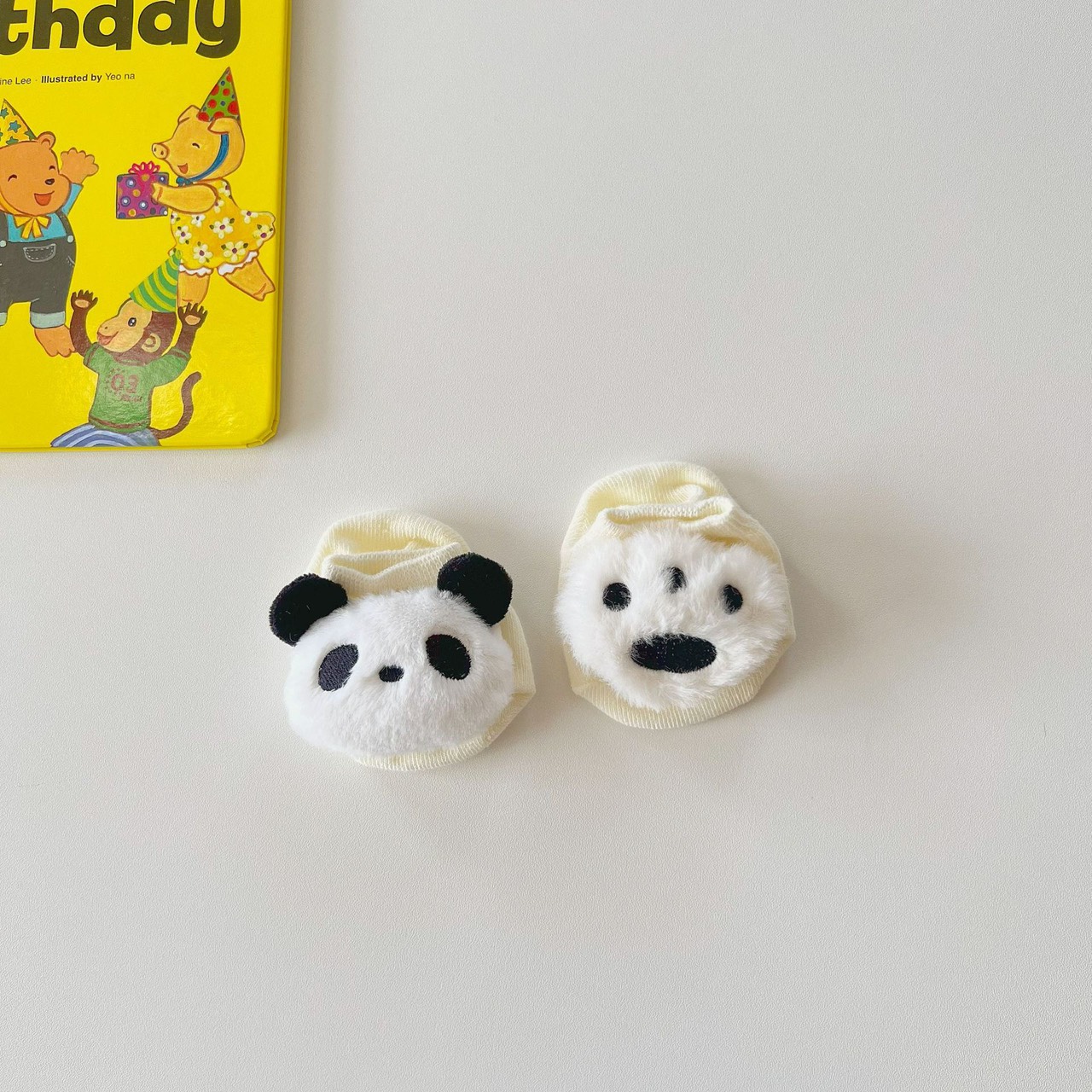 Vớ hình thú 3D Tất hình thú bông xù đáng yêu có chống trượt cho bé sơ sinh 𝟎𝟒𝐓𝐓