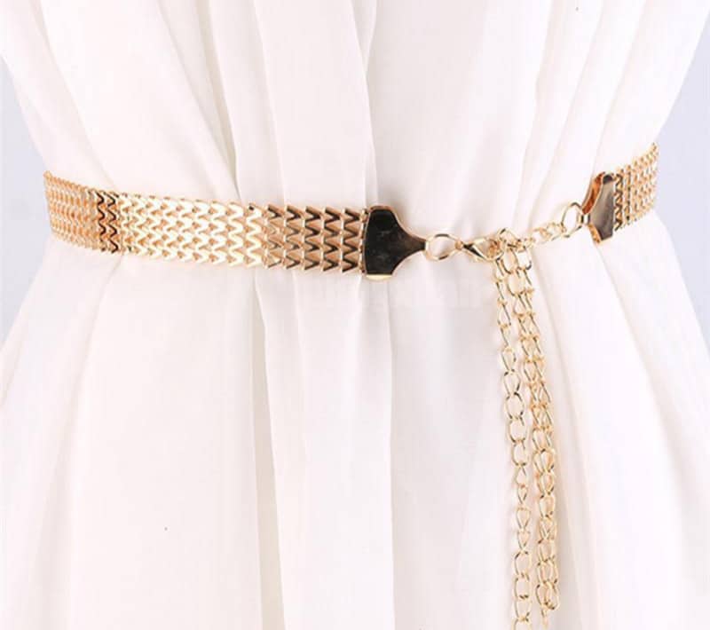 [HCM]Dây Thắt Lưng Bản Gợn Sóng Vintage