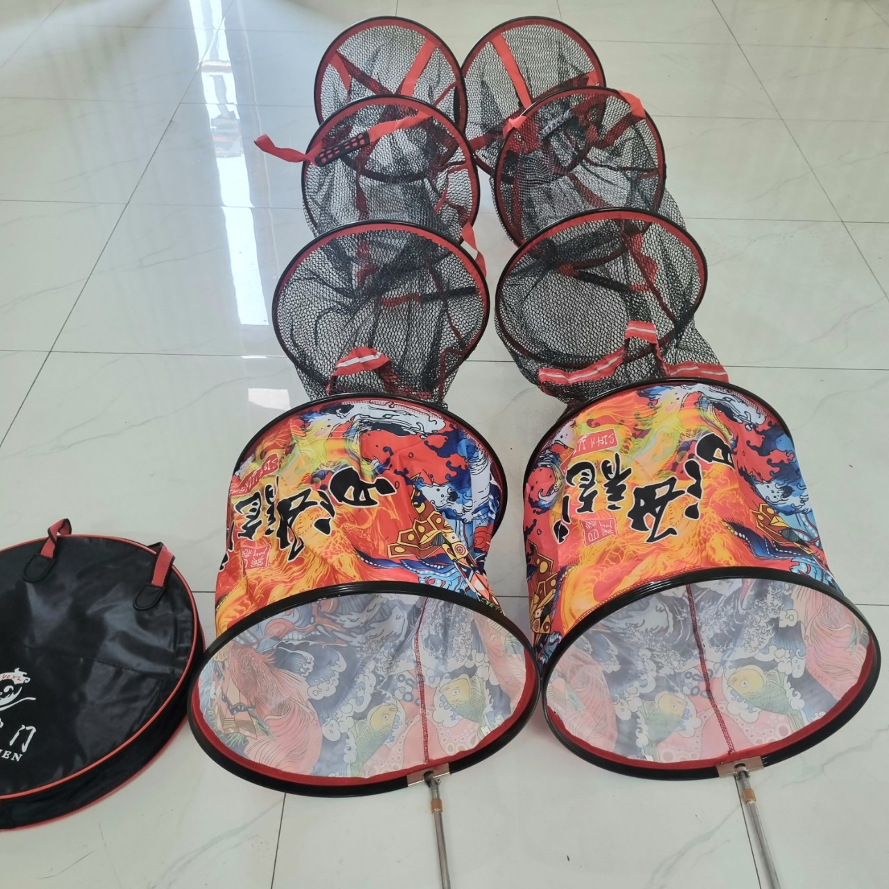 Rọng cá rọng túi đựng cá Quân Vương khung carbon nano siêu bền