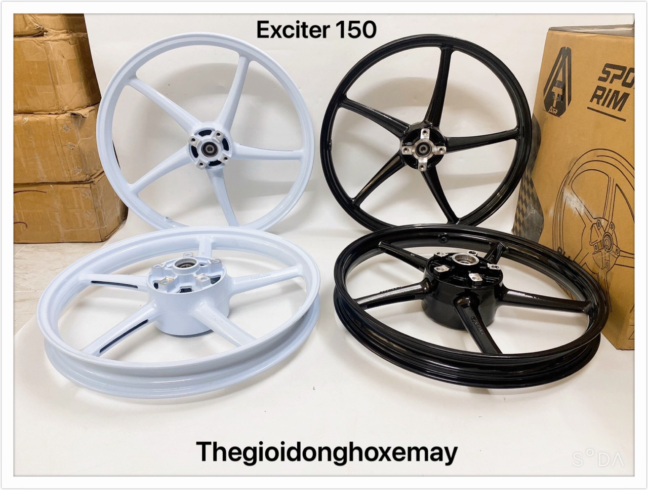 Mâm 5 Cây Đúc ATR Enkei Exciter 150