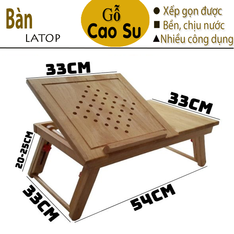 [HCM]Bàn để laptop bằng gỗ (Tự nhiên)