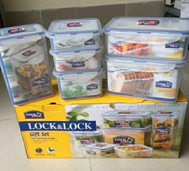 Bộ 6 Hộp Nhựa Lock&Lock HPL818