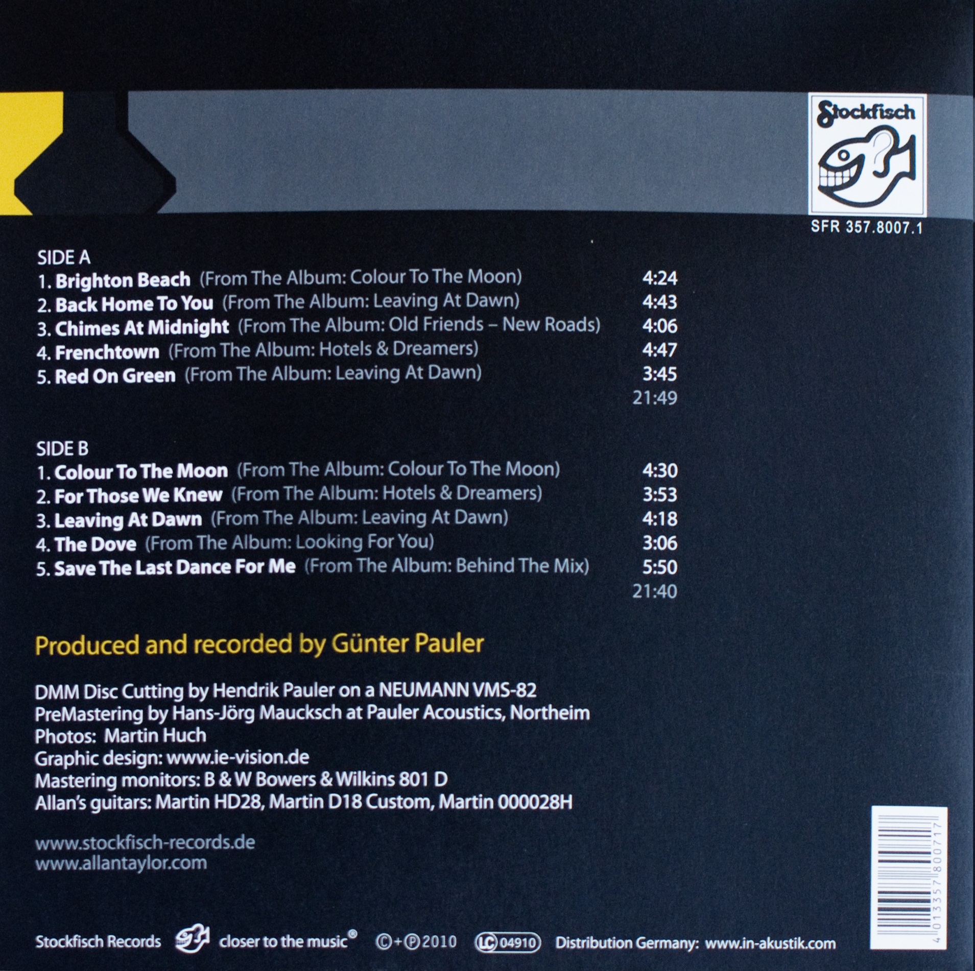 bộ 4 đĩa cd nhạc allan taylor 1