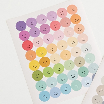Combo sticker dán nhiều mẫu biểu tượng cảm xúc
