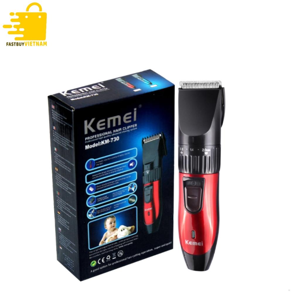 [Voucher 7% Max 800K]Tông đơ căt tóc trẻ em Kemei 730 Thiết Kế Nhỏ Gọn, Dễ Sử Dụng, Sử Dụng Cho Cả Người Lớn Và Trẻ Nhỏ