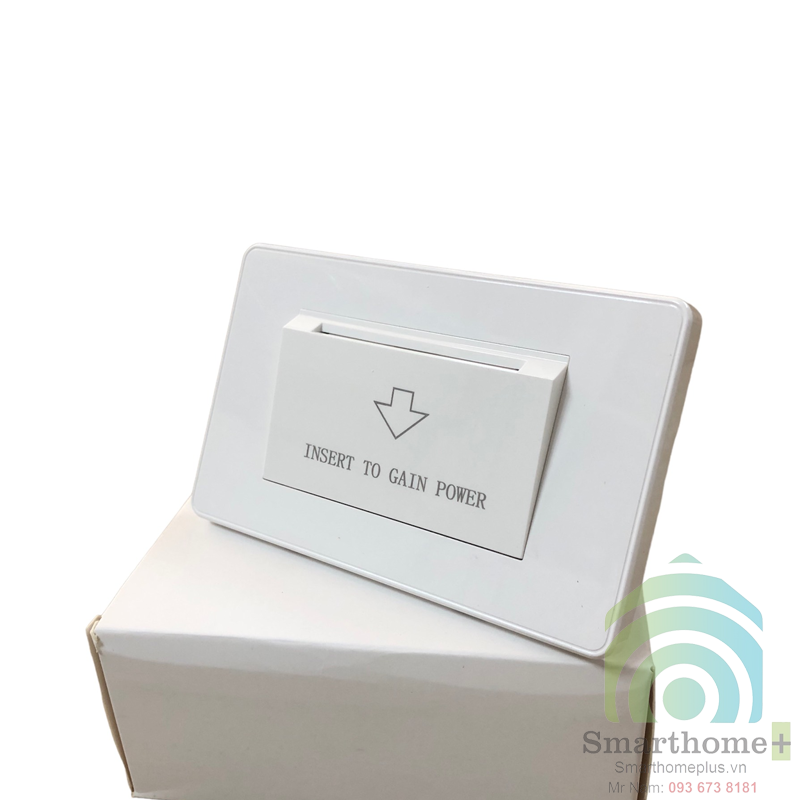Công tắc thẻ từ khách sạn chữ nhật lắp ngang shp-ks8