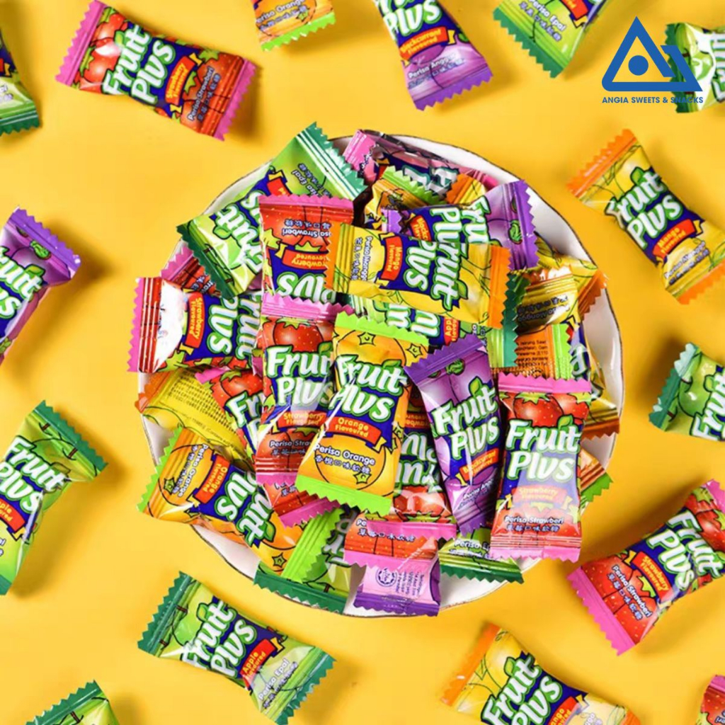 Kẹo Mềm Fruit Plus Hương Dâu Chewy Candy (Gói 150g)