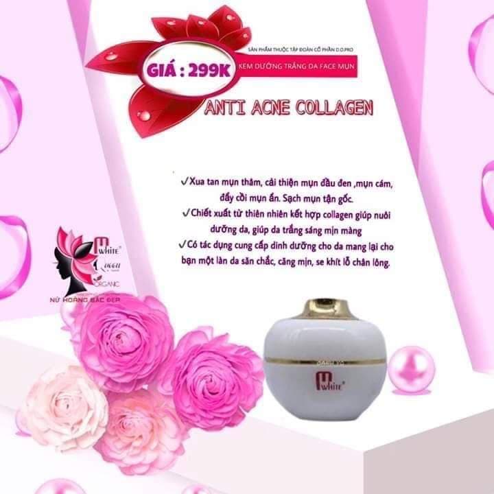 [HCM]Kem face collagen Mwhite D.O.PRO dành cho da mụn
