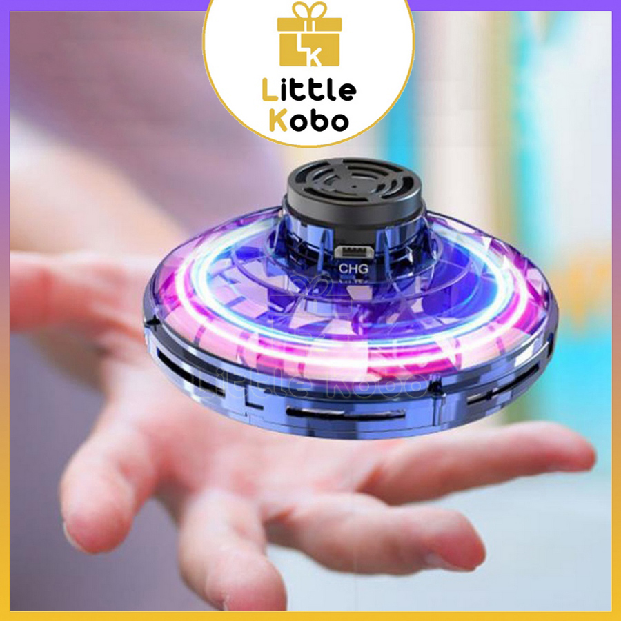 Đĩa Bay UFO Ma Thuật PTW 360 Độ Phát Sáng Lơ Lửng Có Đèn Nhấp Nháy Nhiều Màu Sắc Đồ Chơi Trí Tuệ Trẻ Em - Little Kobo