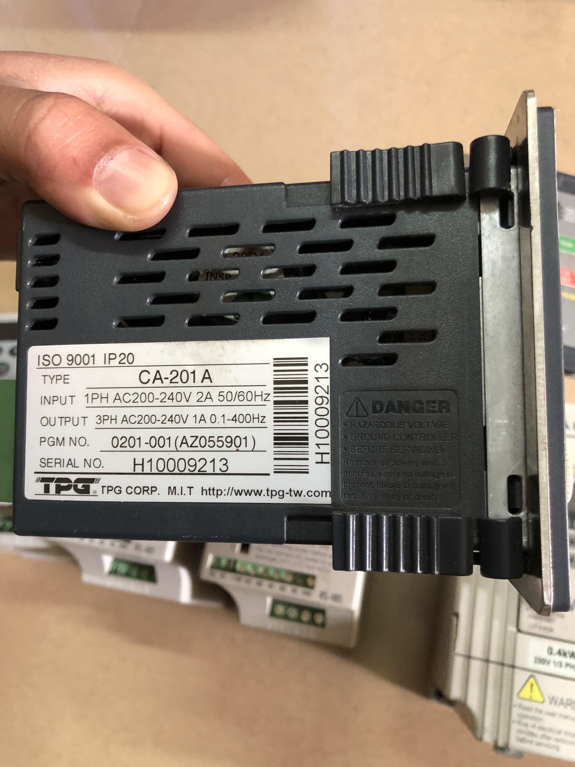 Biến tần TPG 1PH AC220V 0,17Hp 0,12KW