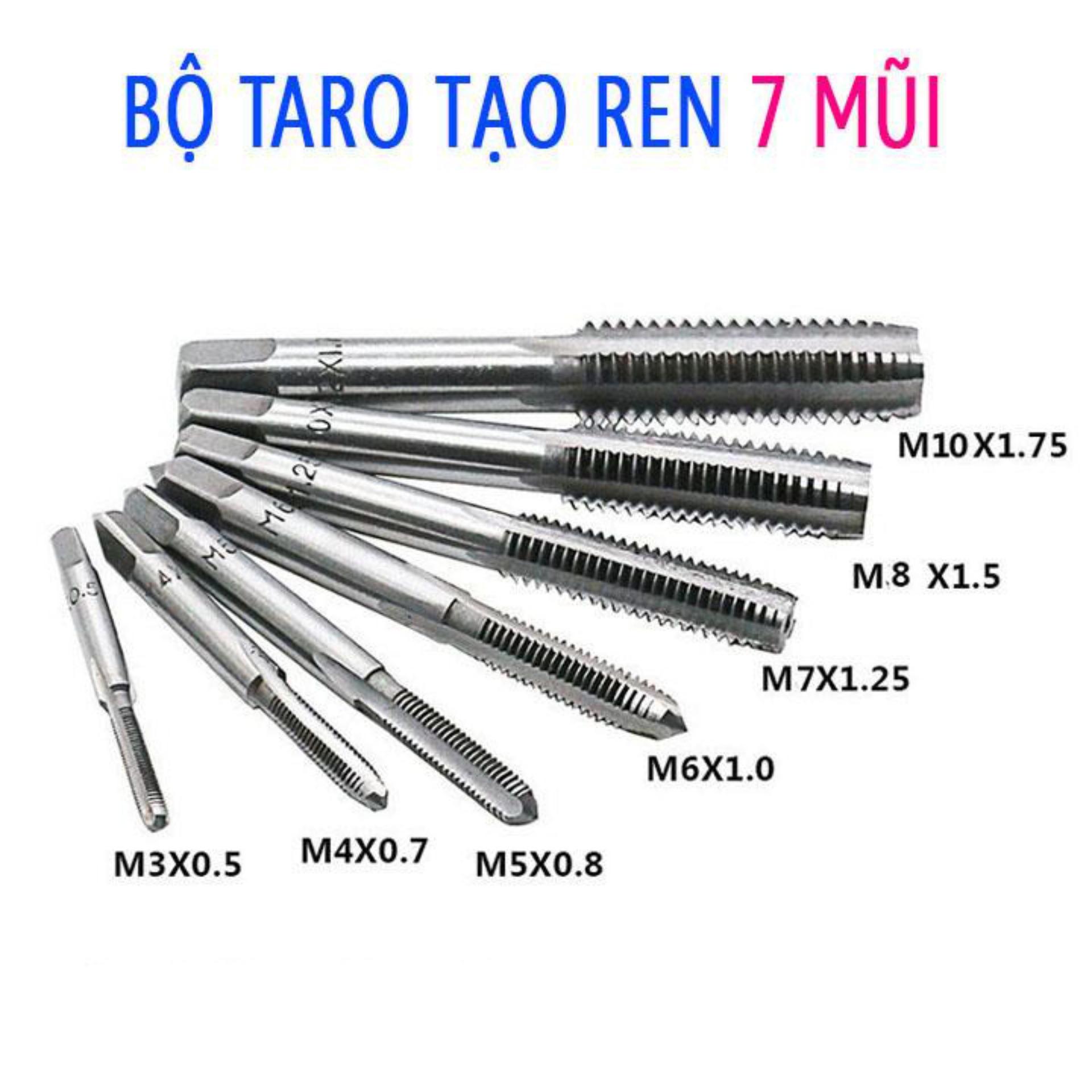 Bộ Taro tạo ren 7 mũi