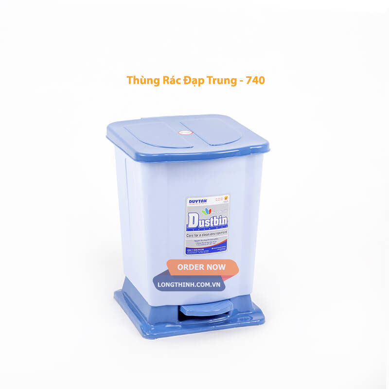 Duy Tan rubbish bin - Large size 30.5 x 26 x 36 cm