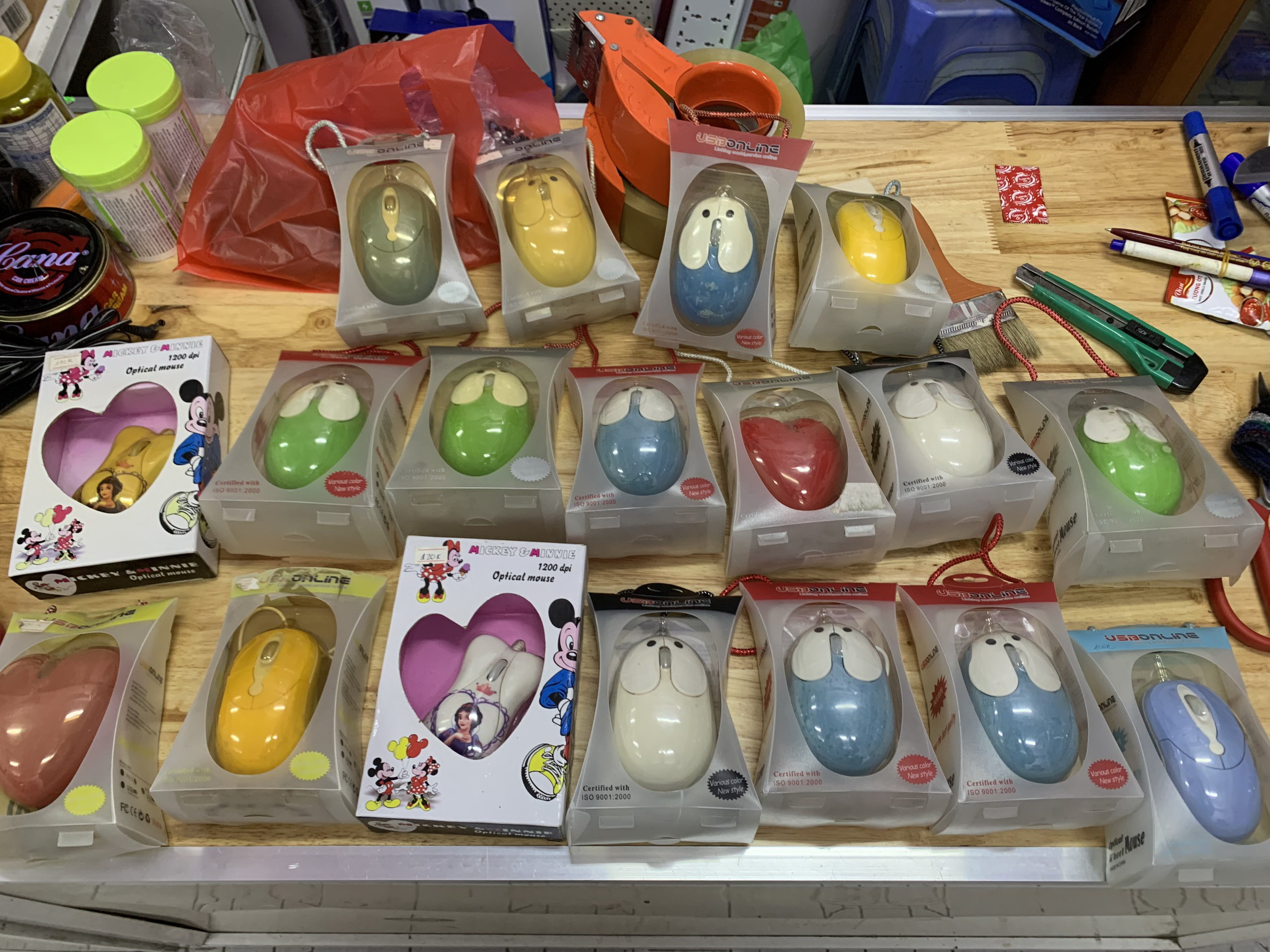 Chuột máy tính dây rút thanh lý các loại