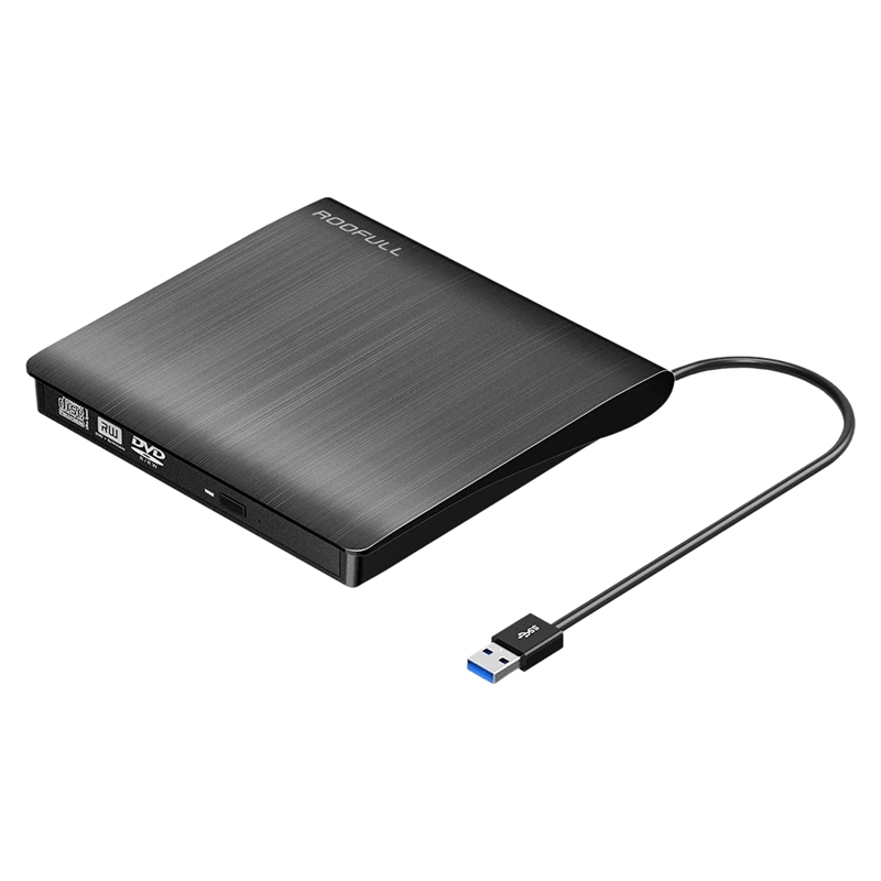 Bảng giá External CD DVD Drive USB 3.0, Premium Portable DVD/CD ROM +/-RW Optical Drive Burner Writer Player for Laptop PC Mac Phong Vũ