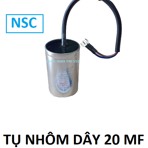 Tụ nhôm dây NSC 50MF