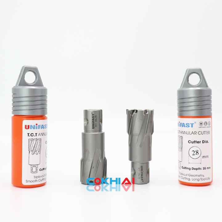 Unifast tct annular cutter hard alloy core 28mm tct 28x35 / tct 28x50