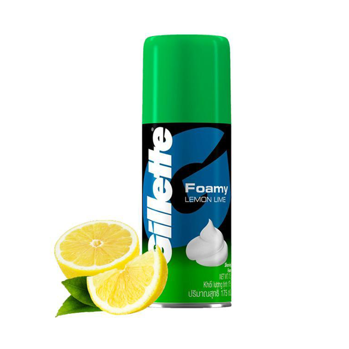 [Siêu thị WinMart] - Bọt cạo râu Gillette Foamy Lemon Lime 175g
