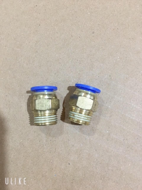 Cút nối dây nước ren 17 dây phi 10 nối nhanh
