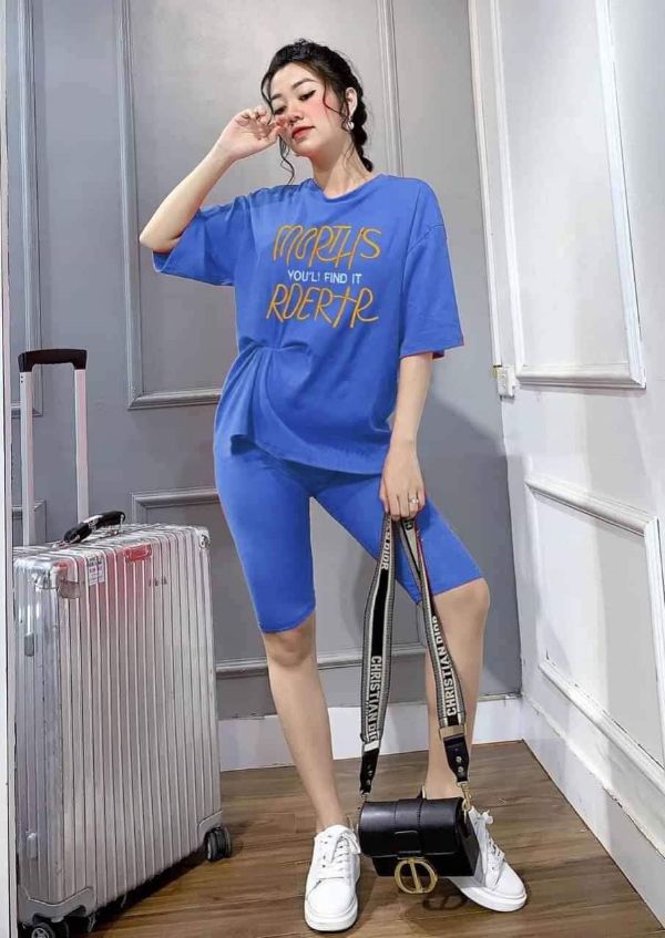 ĐỒ BỘ NỮ MẶC Ở NHÀ , CHẤT THUN LẠNH , CO DÃN , THOÁNG MÁT