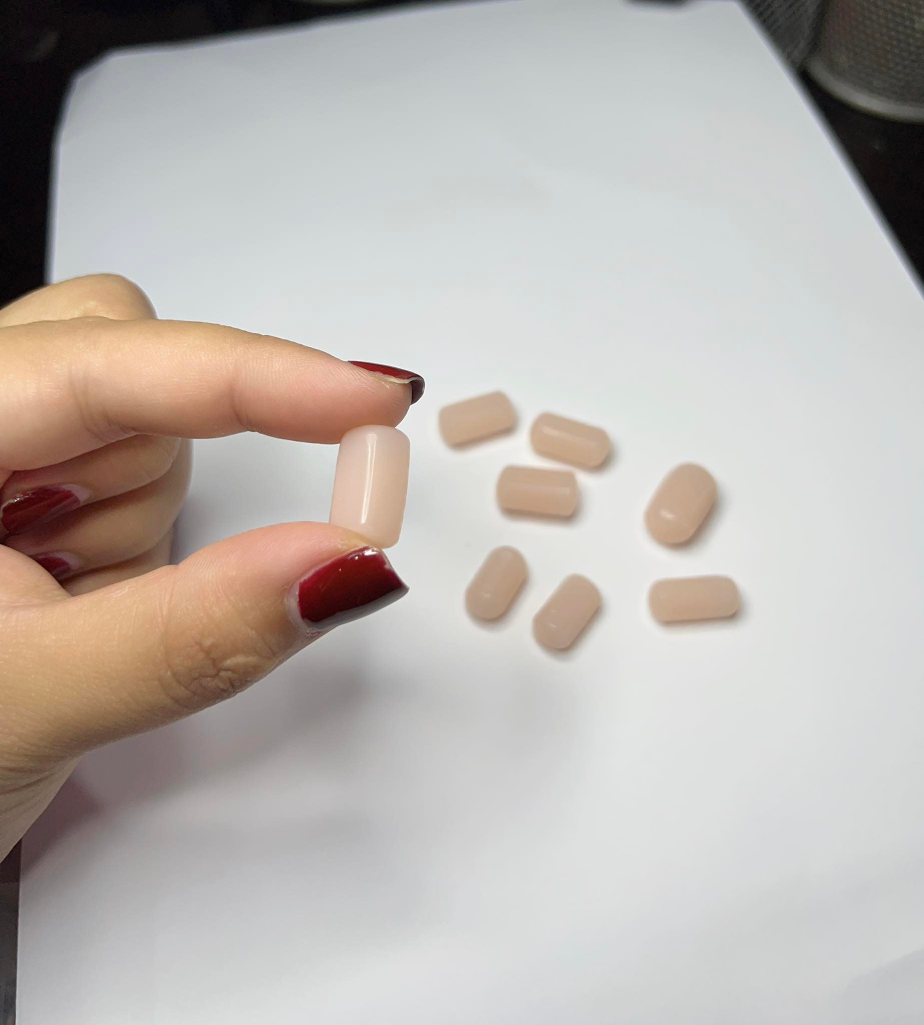 Combo 3 Viên Bi Silicon ( 2 Tròn 10mm + 1 Lục Trụ 10x15mm )