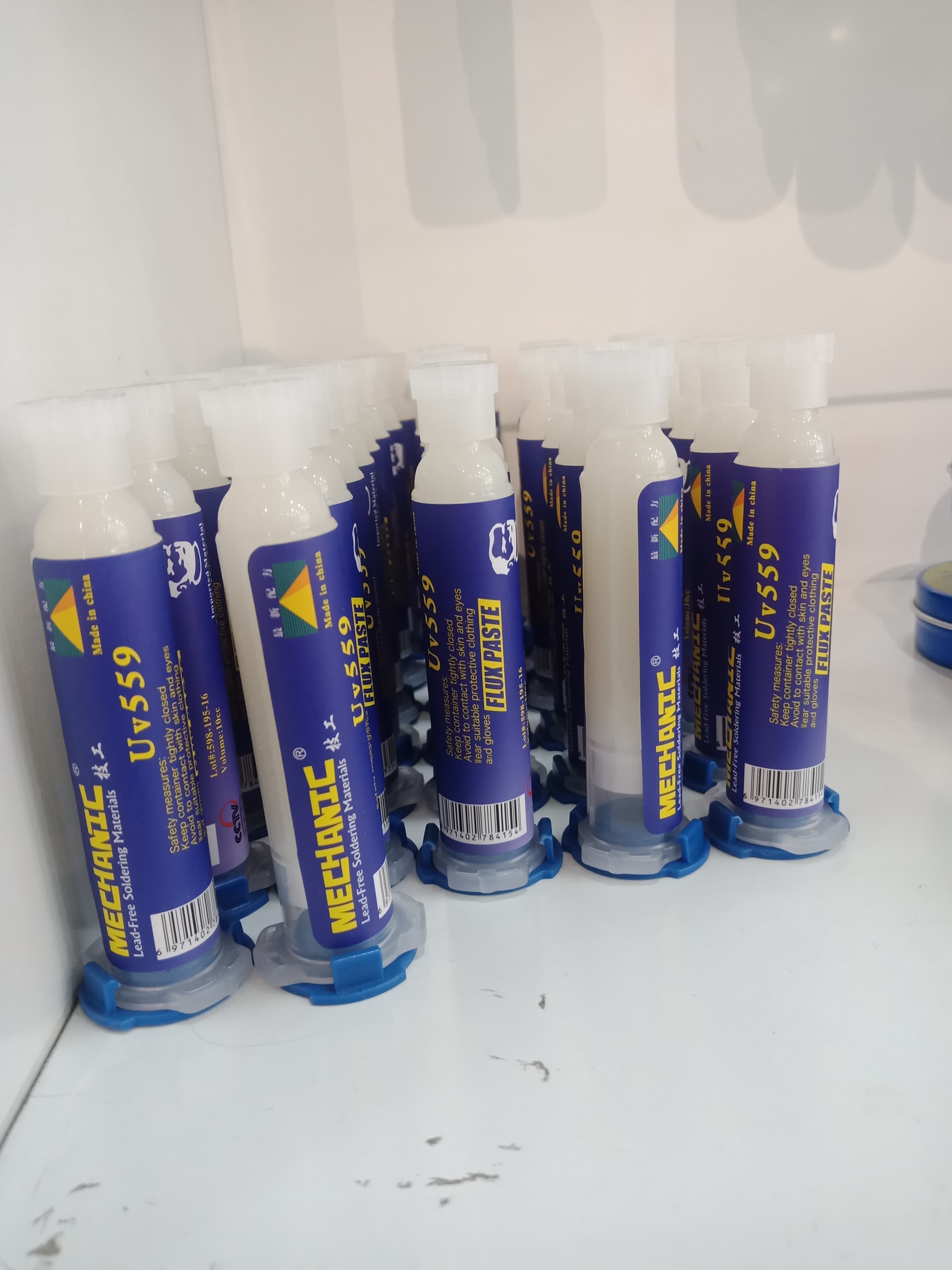 Mỡ hàn trắng cao cấp Mechanic UV559  ống 10cc