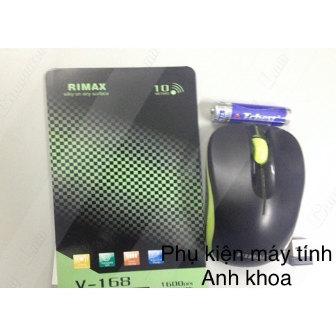 Chuột không dây Rimax V168 laser