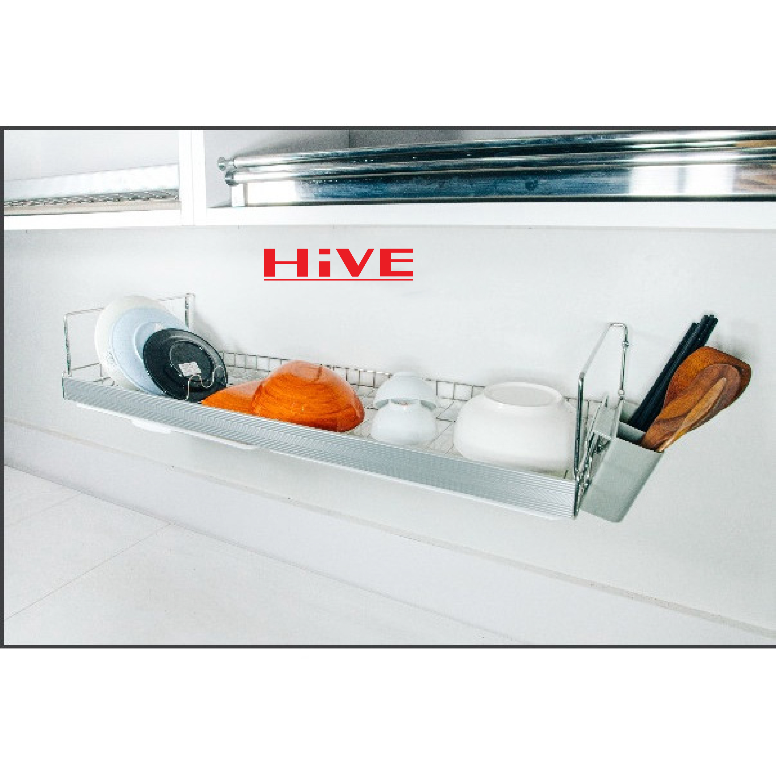 Kệ Chén Bát Treo Tường HiVE inox 304 Cao Cấp