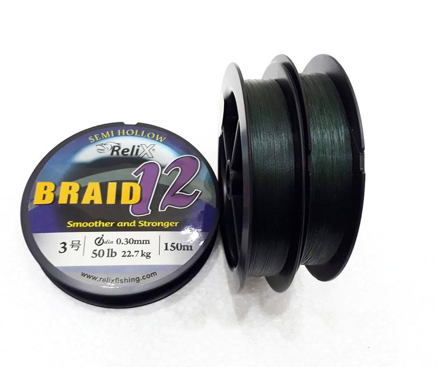 Dây Dù Relix Braid 12 Sợi 150 mét