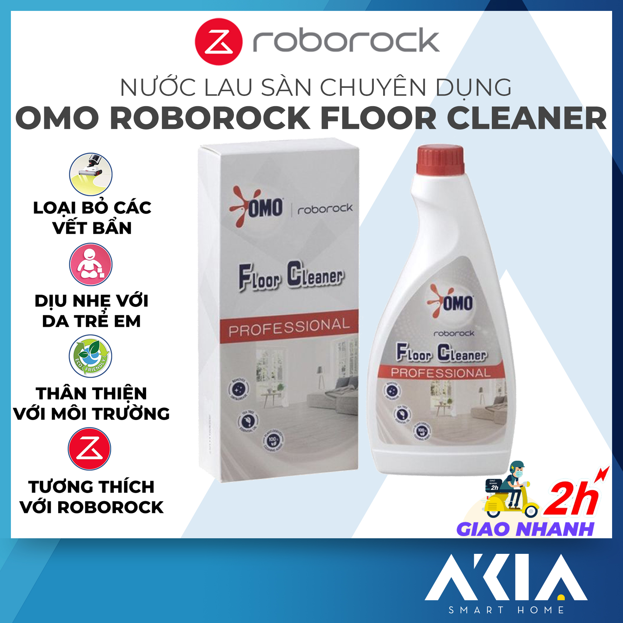 Nước Lau Sàn Chuyên Dụng Omo Roborock - Mi Việt Nam