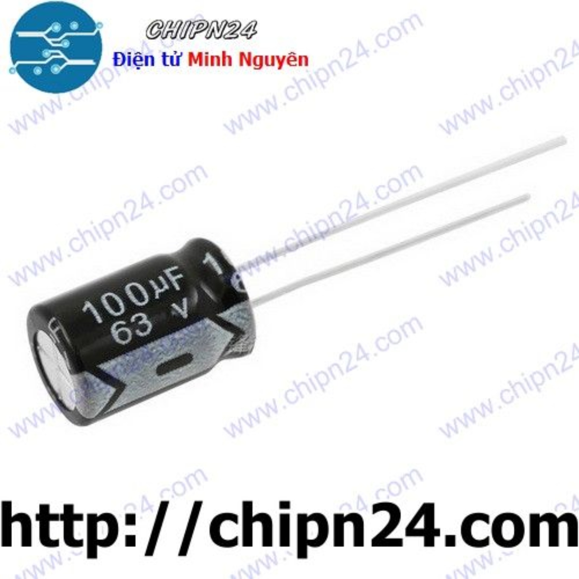 Tụ hóa 100uf 63v