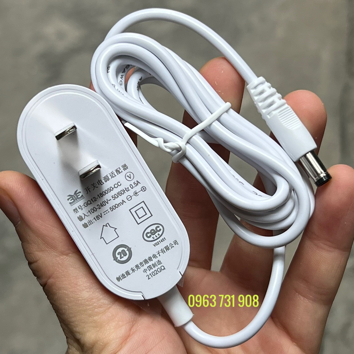 Cục sạc nguồn cho máy hút bụi cầm tay không dây Deerma CM1900