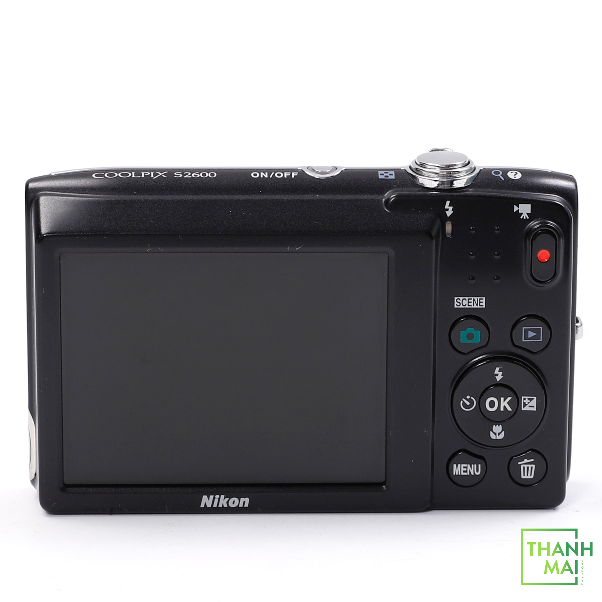 Máy Ảnh Nikon Coolpix S2600 Máy Ảnh Compact 14Mp Máy Ảnh Không