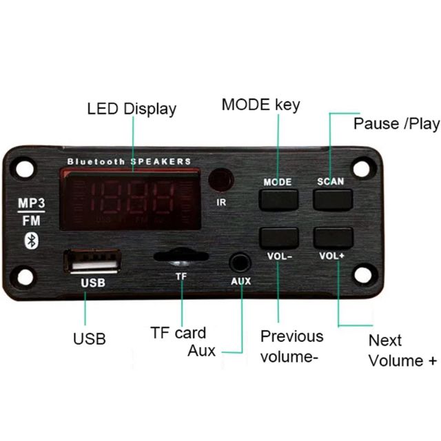 Mạch Bluetooth 5.0 sóng xa âm thanh hay