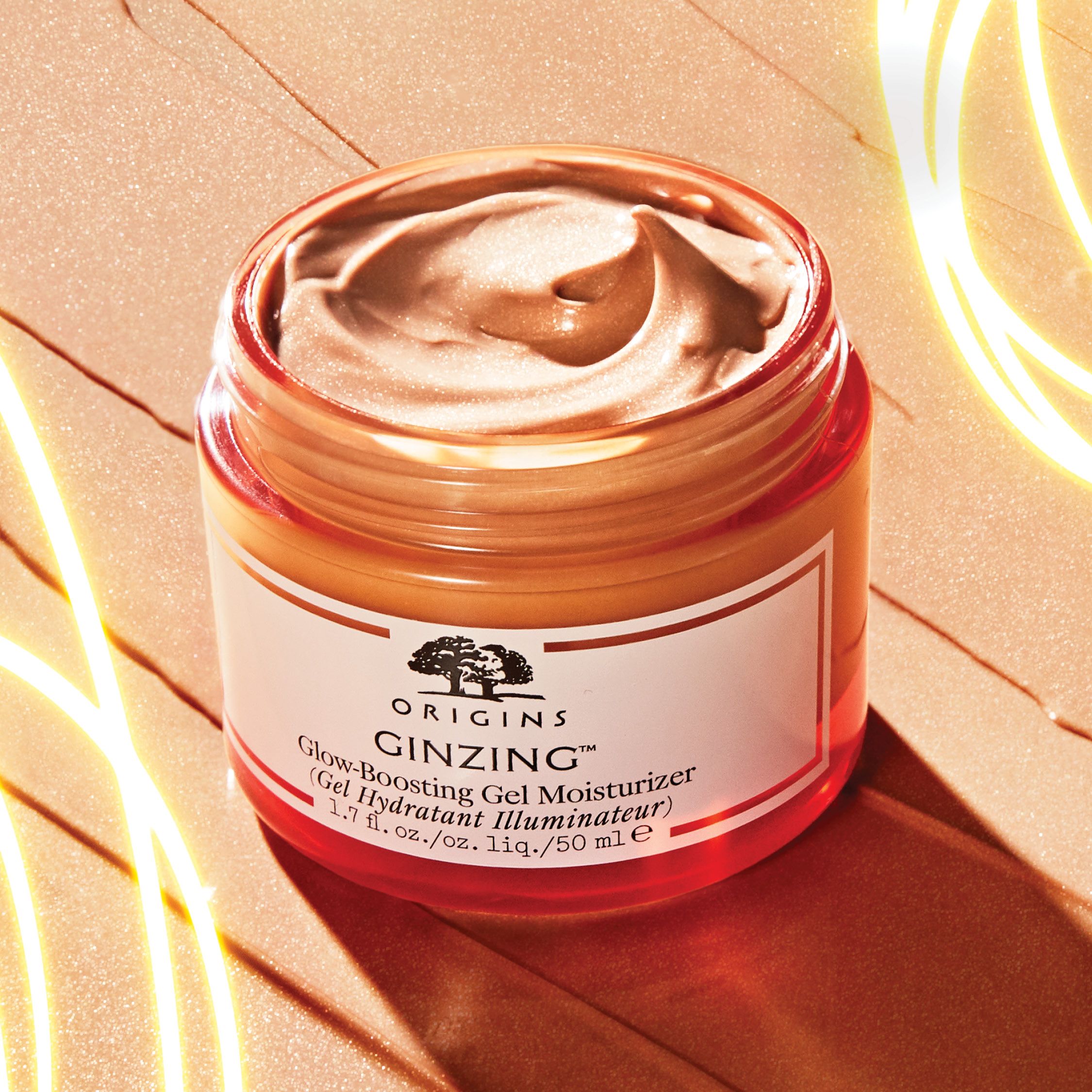 Origins Ginzing Glow Boosting Gel Moisturizer 50ml Fullsize Fullbox