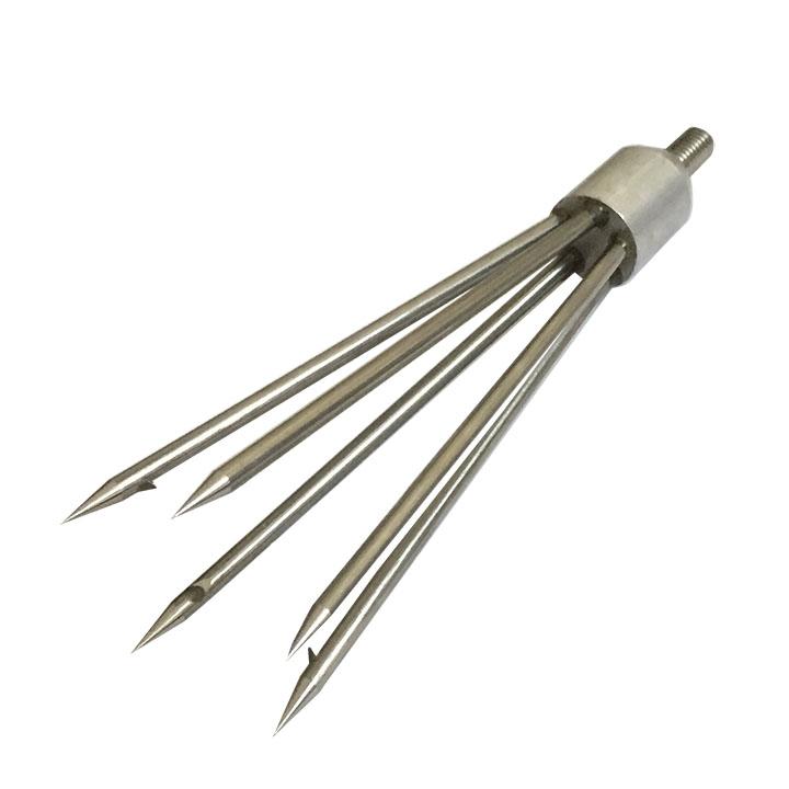Dụng cụ bắt cá 5 chân có ngạch có cán 3M