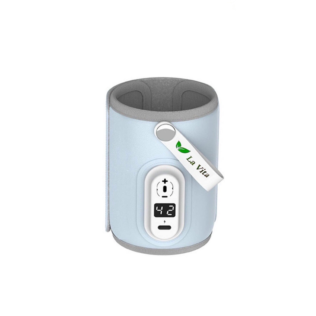 Túi hâm sữa di động, ủ bình sữa thông minh, giữ nhiệt bình bằng USB Lavita Tiện Lợi cho bé